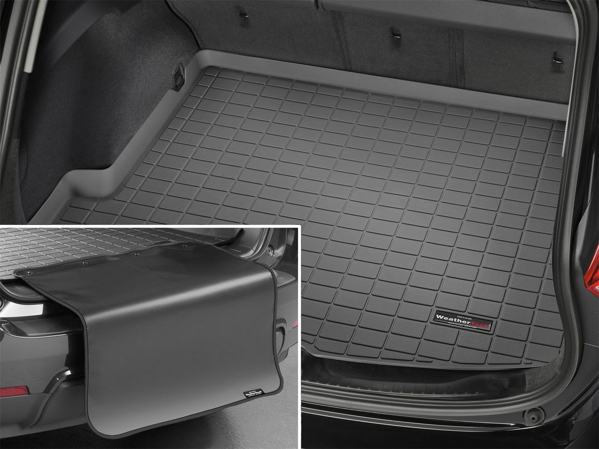 Weathertech - Cargo Liner w/Bumper Protector - Black Behind 2nd Row Seating 24-25 Panamera - 401781SK