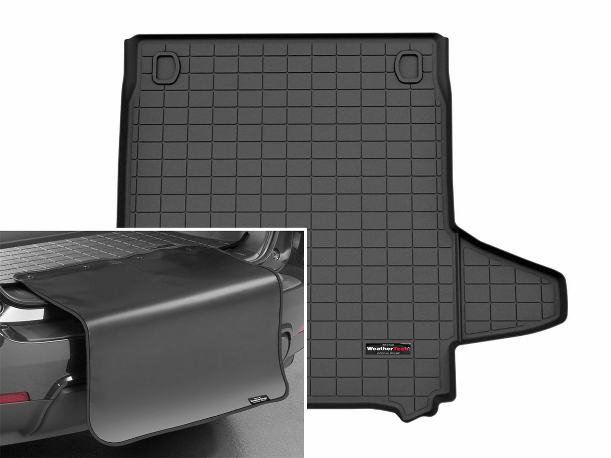 Weathertech - Cargo Liner w/Bumper Protector - Black Behind 2nd Row Seating 25-26 Panamera - 401853SK