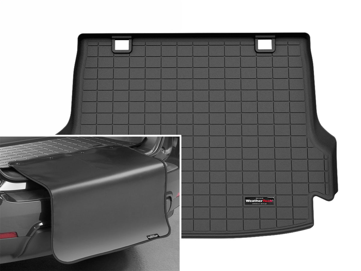 Weathertech - Cargo Liner w/Bumper Protector - Black Behind 2nd Row Seating 25 ADX - 401859SK