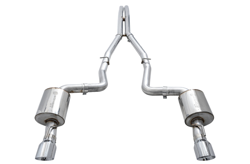 AWE Tuning 2017+ Dodge Charger 5.7L Touring Edition Exhaust - Non-Resonated - Chrome Silver Tips - 3020-32060