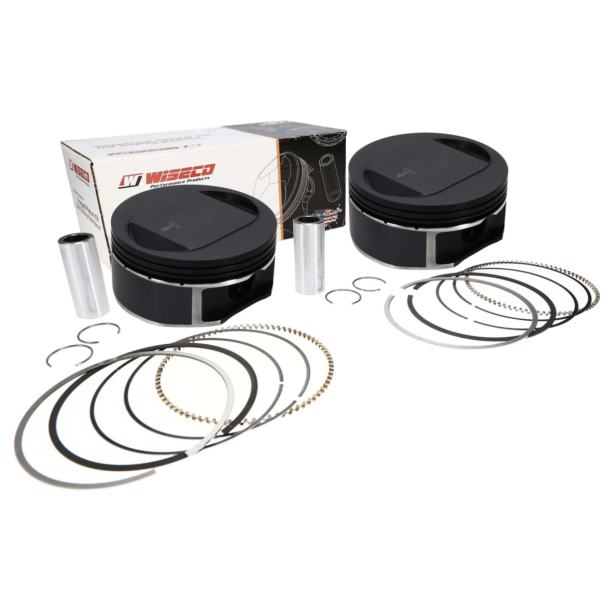 Wiseco HD 07-17 TC96 Dome 10.51 103cid (X) Piston Kit - K2792