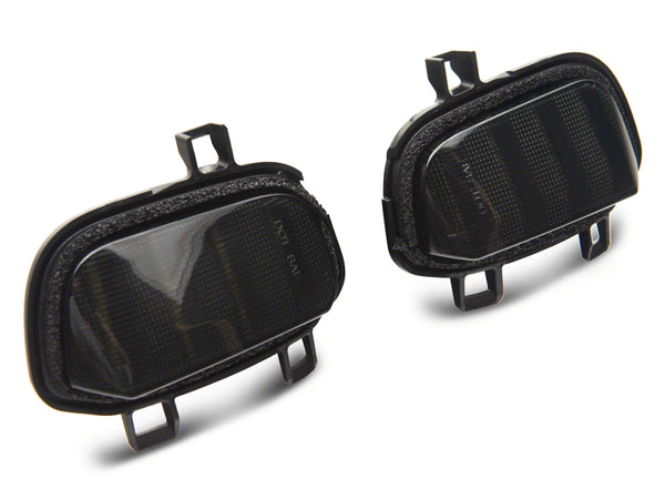 Raxiom 19-23 Chevrolet Silverado/GMC Sierra 1500 Axial Series LED Mirror Lights- Smoked - S136548 for 2019-2025 Chevrolet Sil