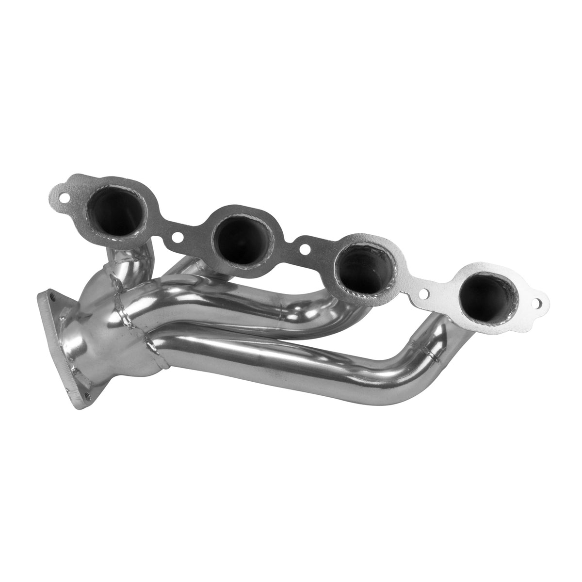 BBK 14-18 GM Truck 5.3/6.2 1 3/4in Shorty Tuned Length Headers - Polished Silver Ceramic - 40470