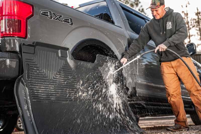 Husky Liners 2019+ Ford Ranger SuperCrew Cab WeatherBeater Black Front & 2nd Seat Floor Liners - 94101HUL