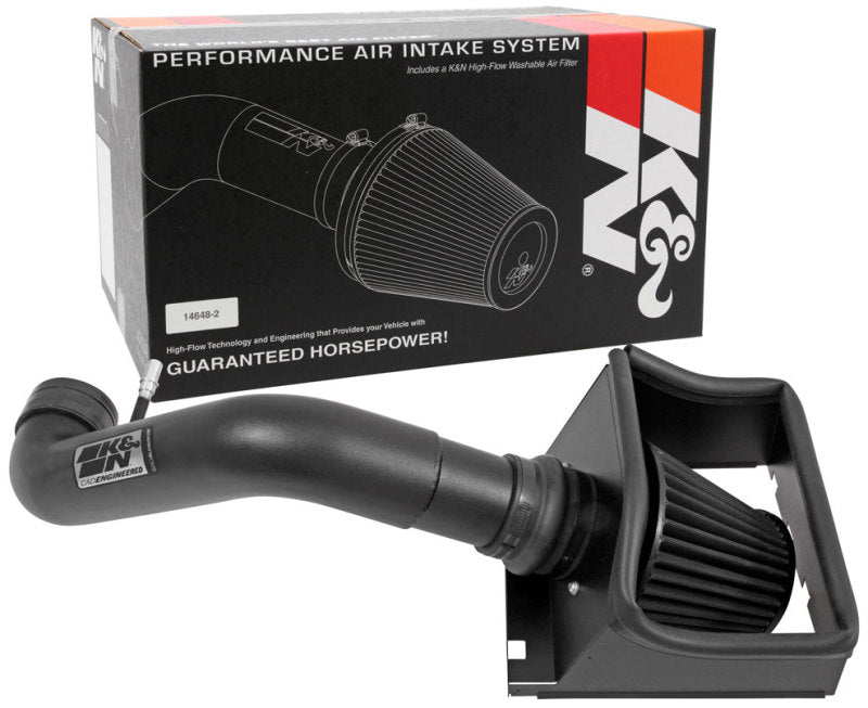 K&N 11-14 Ford F150 5.0L V8 Black Performance Intake Kit - 71-2581