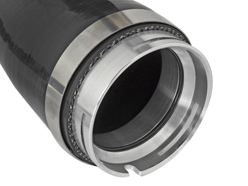 aFe BladeRunner 2.5in Black IC Tube Hot Side w/ Coupling &amp; Clamp Kit 2016 GM Colorado/Canyon 2.8L - 46-20268-B