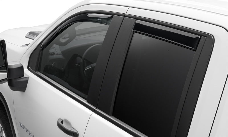 AVS 2019 Chevrolet Silverado 1500 Crew Cab Pickup Ventvisor In-Channel 4pc - Smoke - 194805