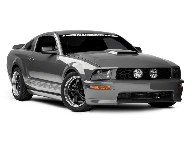Raxiom 05-09 Ford Mustang Excluding GT500 LED Halo Projector Headlights- Blk Housing (Clear Lens) - 101683