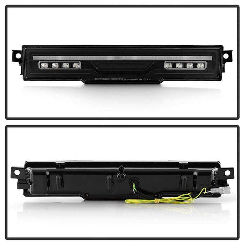 Spyder Apex 22-24 Toyota GR86/BRZ LED Rear Bumper Light w/ Fog Light - Blk (ALT-YD-TGR8622RRL-GR-BK) - 5088925