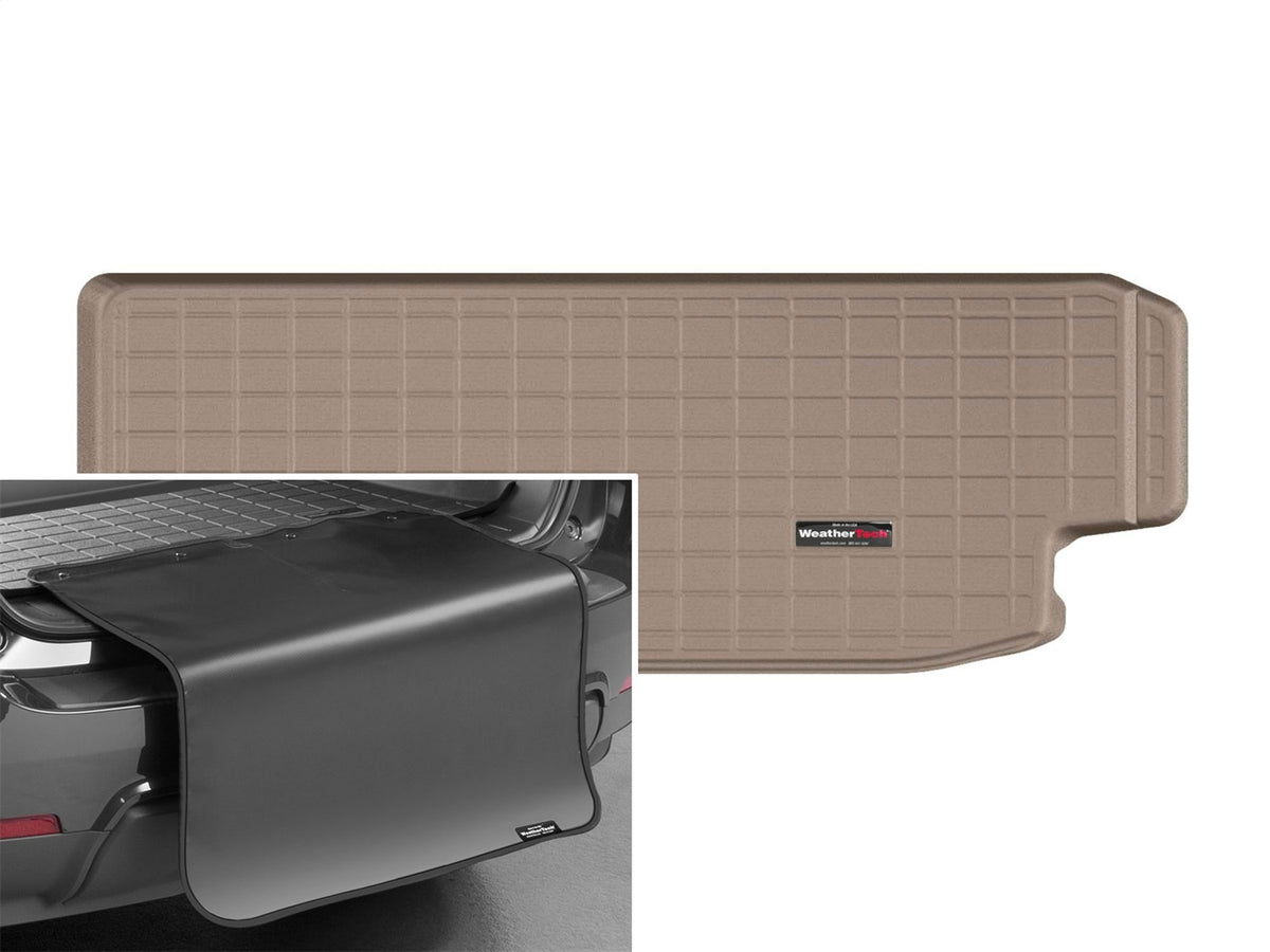 Weathertech - Cargo Liner w/Bumper Protector - Tan Behind 3rd Row Seating 19-25 Ascent - 411206SK