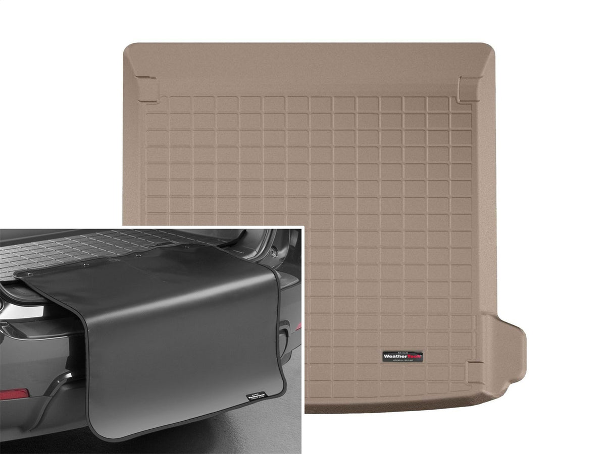 Weathertech - Cargo Liner w/Bumper Protector - Tan Behind 2nd Row Seating - 411236SK