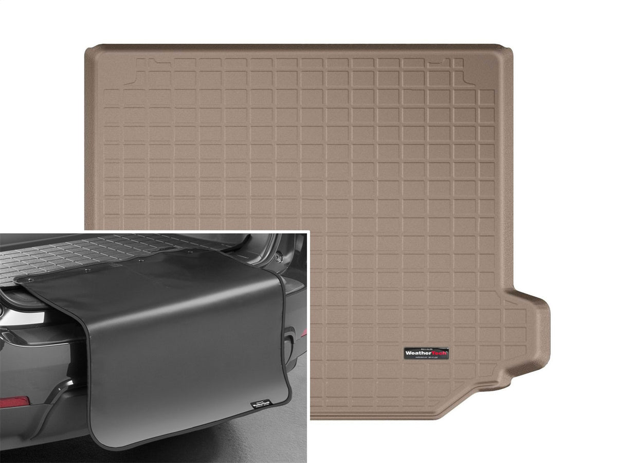 Weathertech - Cargo Liner w/Bumper Protector - Tan Behind 2nd Row Seating 19-26 X5 - 411237SK
