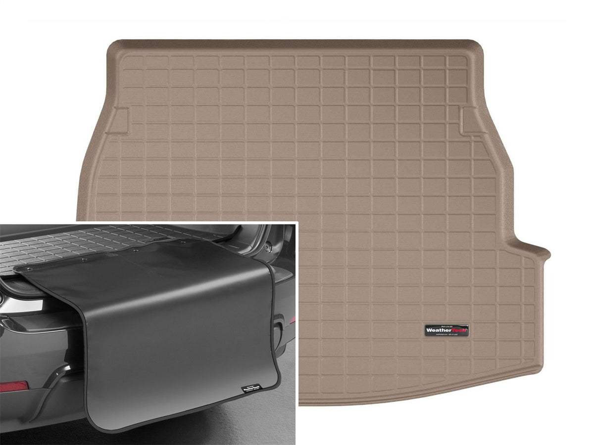 Weathertech - Cargo Liner w/Bumper Protector - Tan Behind 2nd Row Seating 19-25 RAV4 - 411246SK