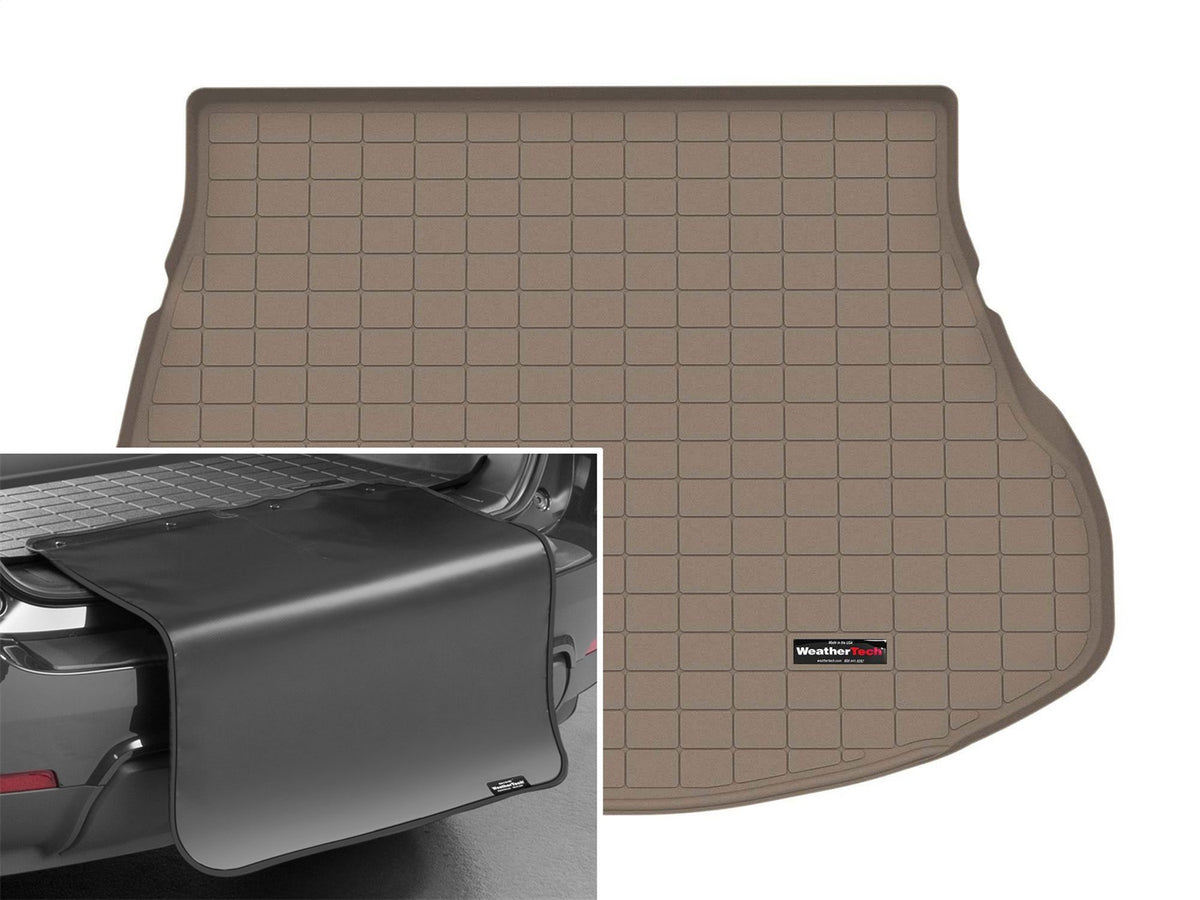 Weathertech - Cargo Liner w/Bumper Protector - Tan Behind 2nd Row Seating 22-25 NX - 411532SK