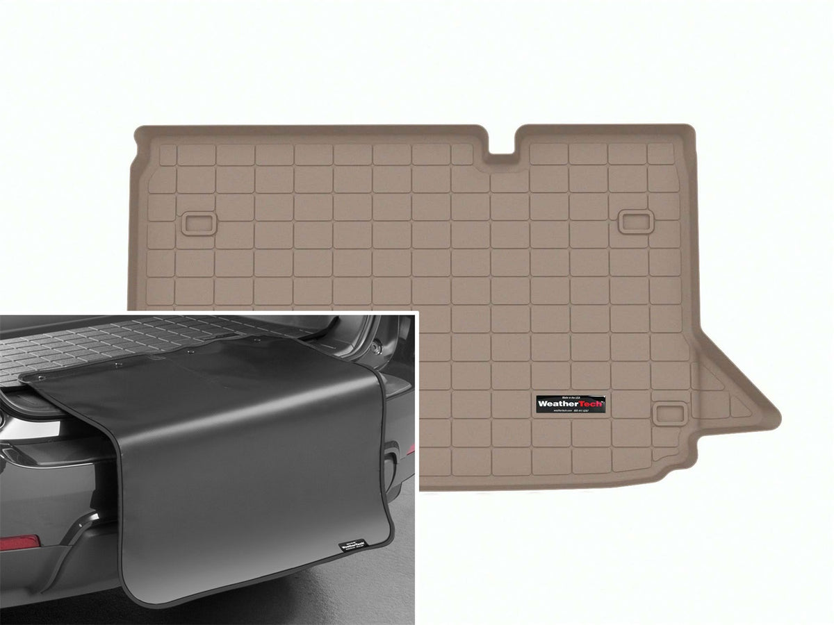 Weathertech - Cargo Liner w/Bumper Protector - Tan Behind 2nd Row Seating 20-22 EcoSport - 411554SK