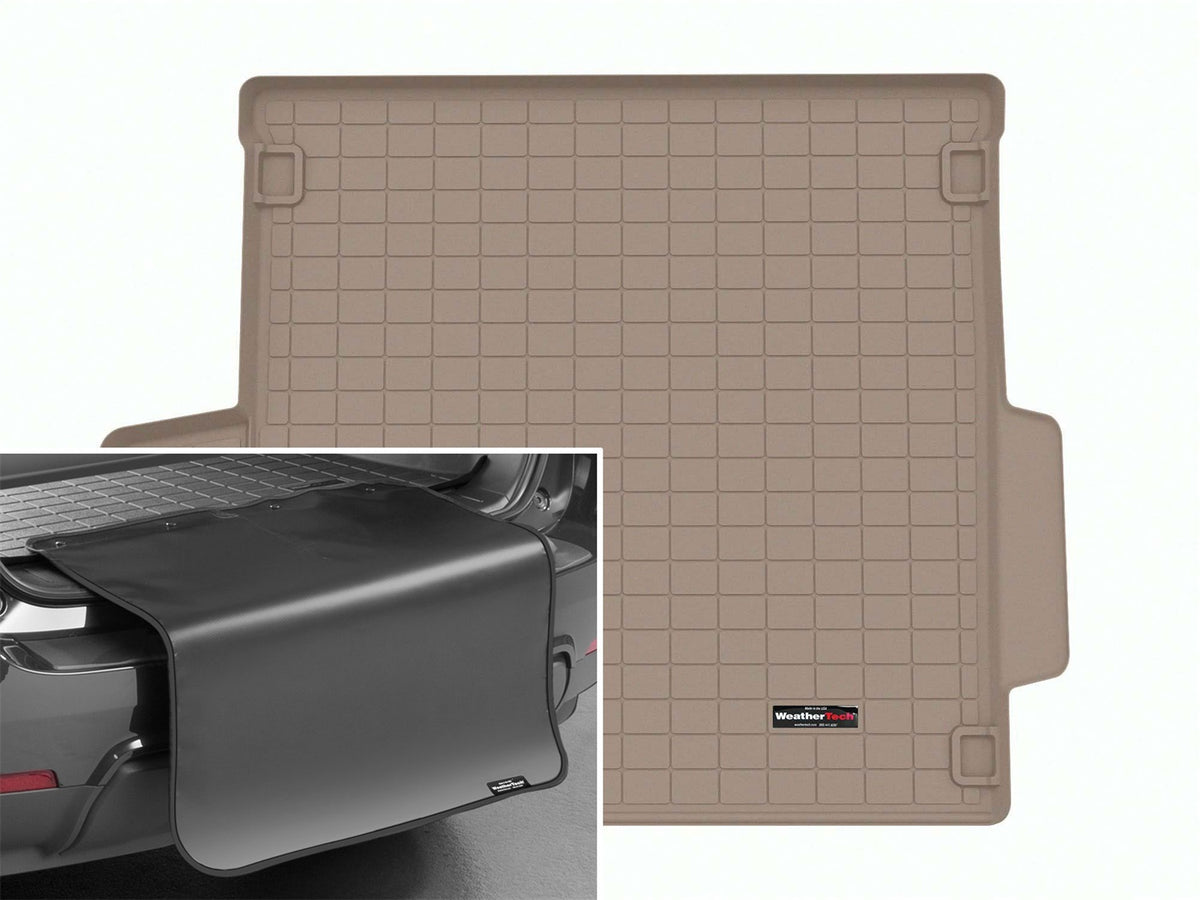 Weathertech - Cargo Liner w/Bumper Protector - Tan Behind 2nd Row Seating 22-25 Rover Range Rover - 411558SK