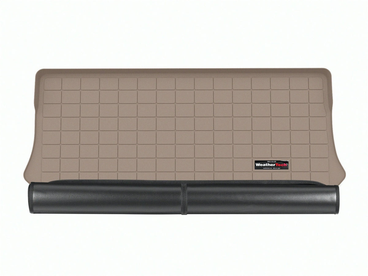 Weathertech - Cargo Liner w/Bumper Protector - Tan Behind 3rd Row Seating 23-26 Benz EQS - 411561SK