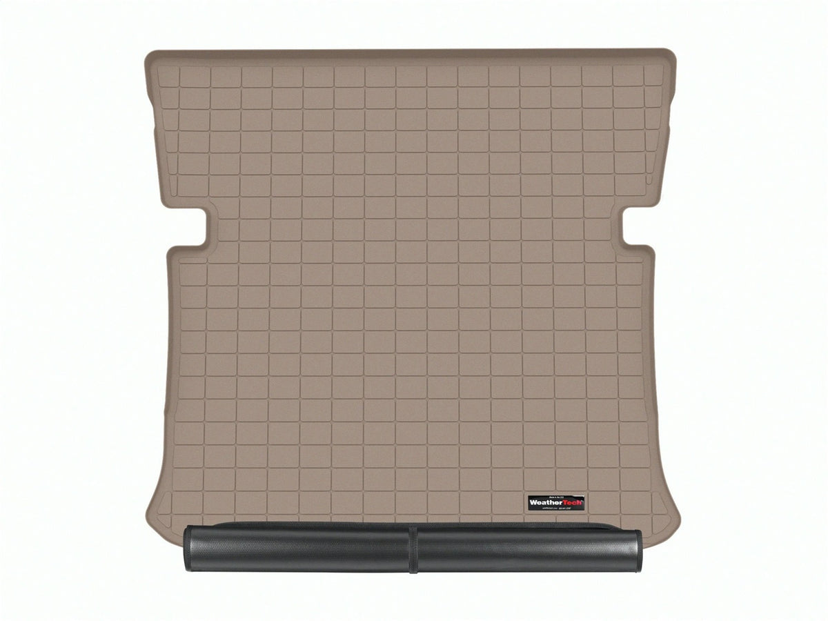 Weathertech - Cargo Liner w/Bumper Protector - Tan Behind 2nd Row Seating 23-26 Benz EQS - 411562SK