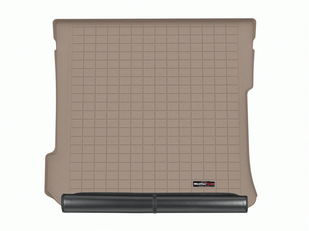 Weathertech - Cargo Liner w/Bumper Protector - Tan Behind 2nd Row Seating 23-25 Benz EQS - 411572SK