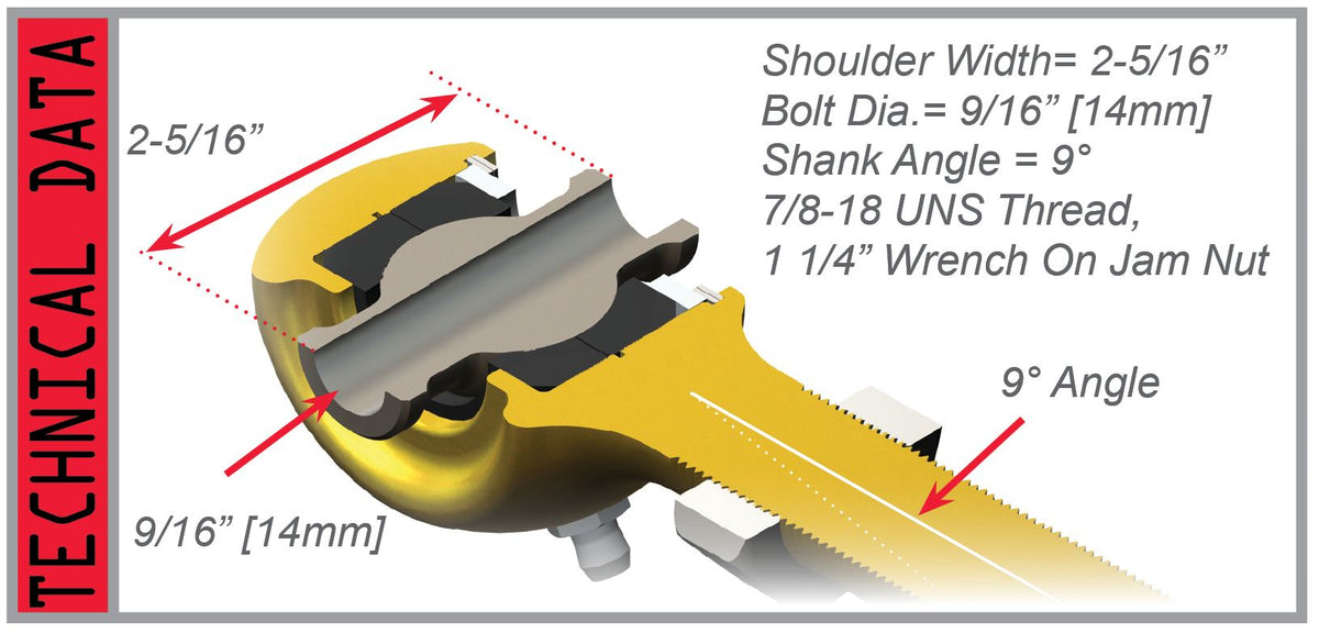 Teraflex JK Small Rr Upr Offset Adj Arm Joint Rh