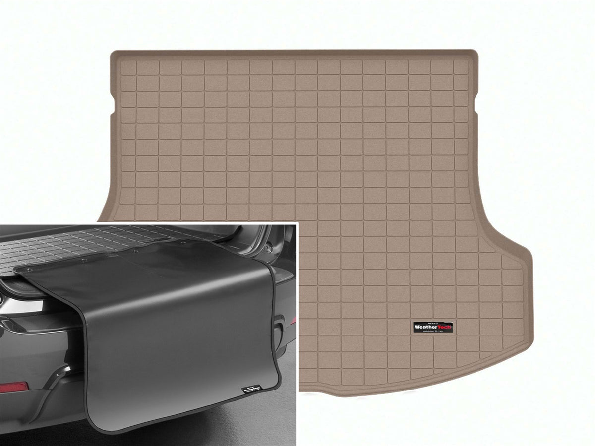 Weathertech - Cargo Liner w/Bumper Protector - Tan Behind 2nd Row Seating 23-25 RX - 411678SK