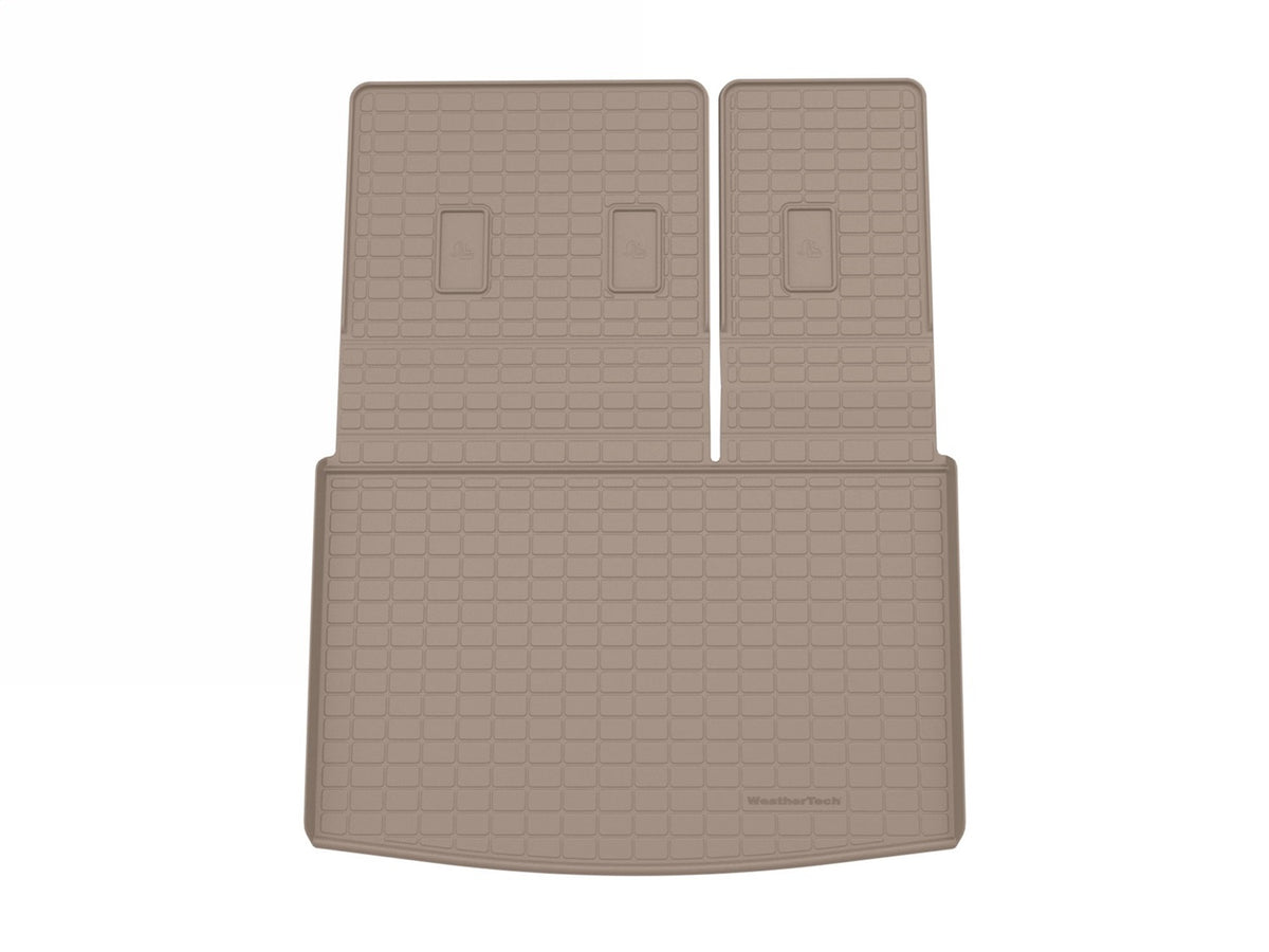 Weathertech - SeatBack Cargo Liner HP - Tan Behind 3rd Row Seating 21 Suburban / 21 Yukon - 411750IM