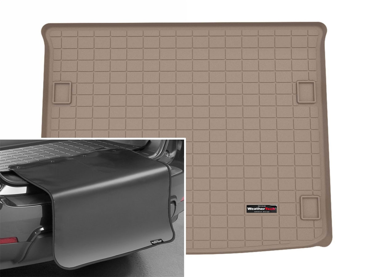 Weathertech - Cargo Liner w/Bumper Protector - Tan 03-10 Cayenne / 04-10 Touareg - 41244SK
