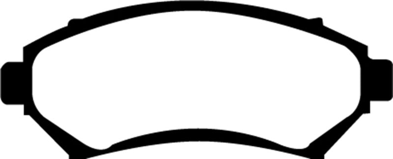 EBC 00-05 Buick Le Sabre (FWD) 3.8 (15in Wheels) Ultimax2 Rear Brake Pads - UD714 for 1991-2002 Saturn SL - front view