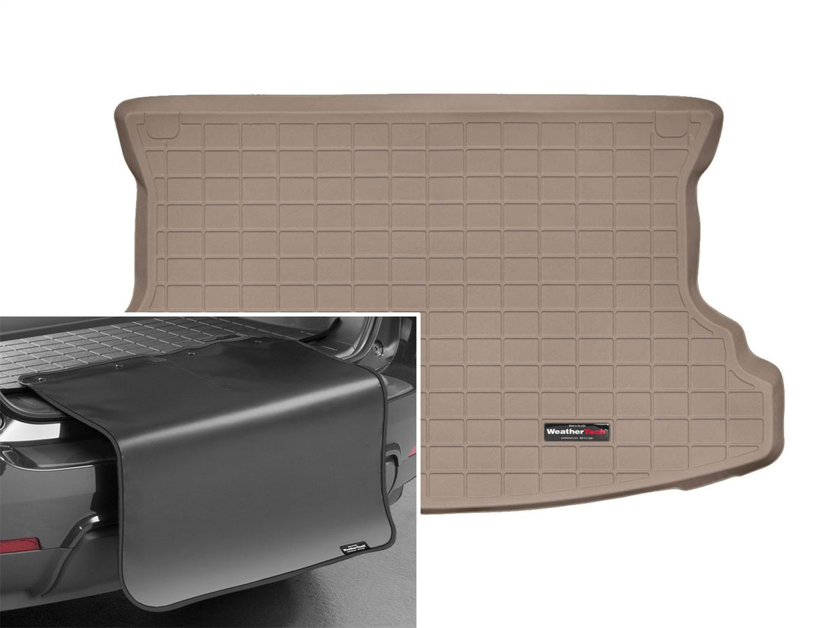 Weathertech - Cargo Liner w/Bumper Protector - Tan Behind 2nd Row Seating 05-09 Tucson / 05-10 Sportage - 41275SK