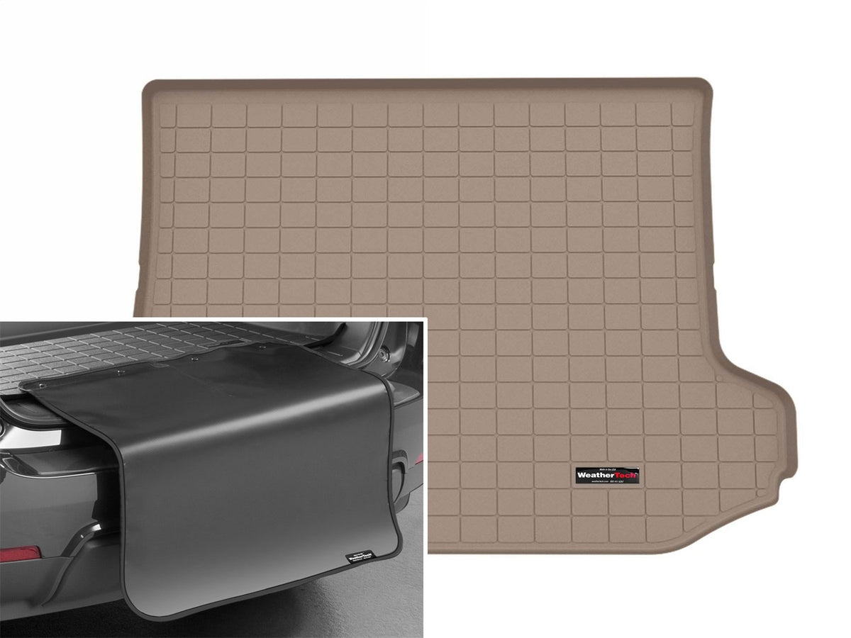 Weathertech - Cargo Liner w/Bumper Protector - Tan Behind 2nd Row Seating 06-12 RAV4 - 41295SK