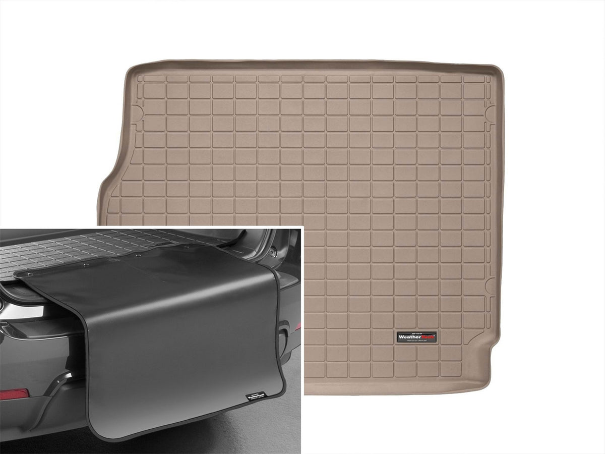 Weathertech - Cargo Liner w/Bumper Protector - Tan Behind 2nd Row Seating 06-13 Rover Range Rover Sport - 41302SK