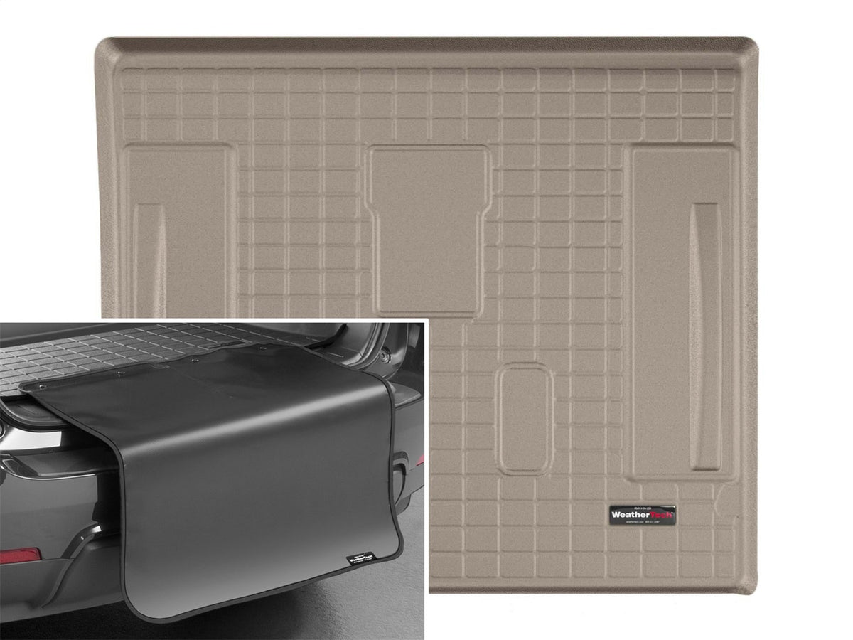Weathertech - Cargo Liner w/Bumper Protector - Tan Behind 2nd Row Seating - 41306SK