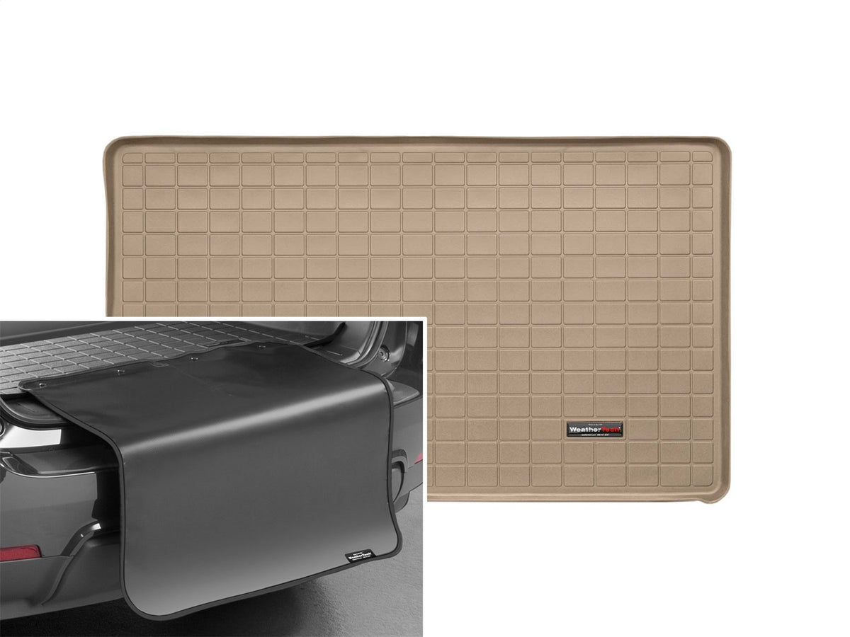 Weathertech - Cargo Liner w/Bumper Protector - Tan Behind 3rd Row Seating 07-17 Expedition / 07-17 Navigator - 41322SK