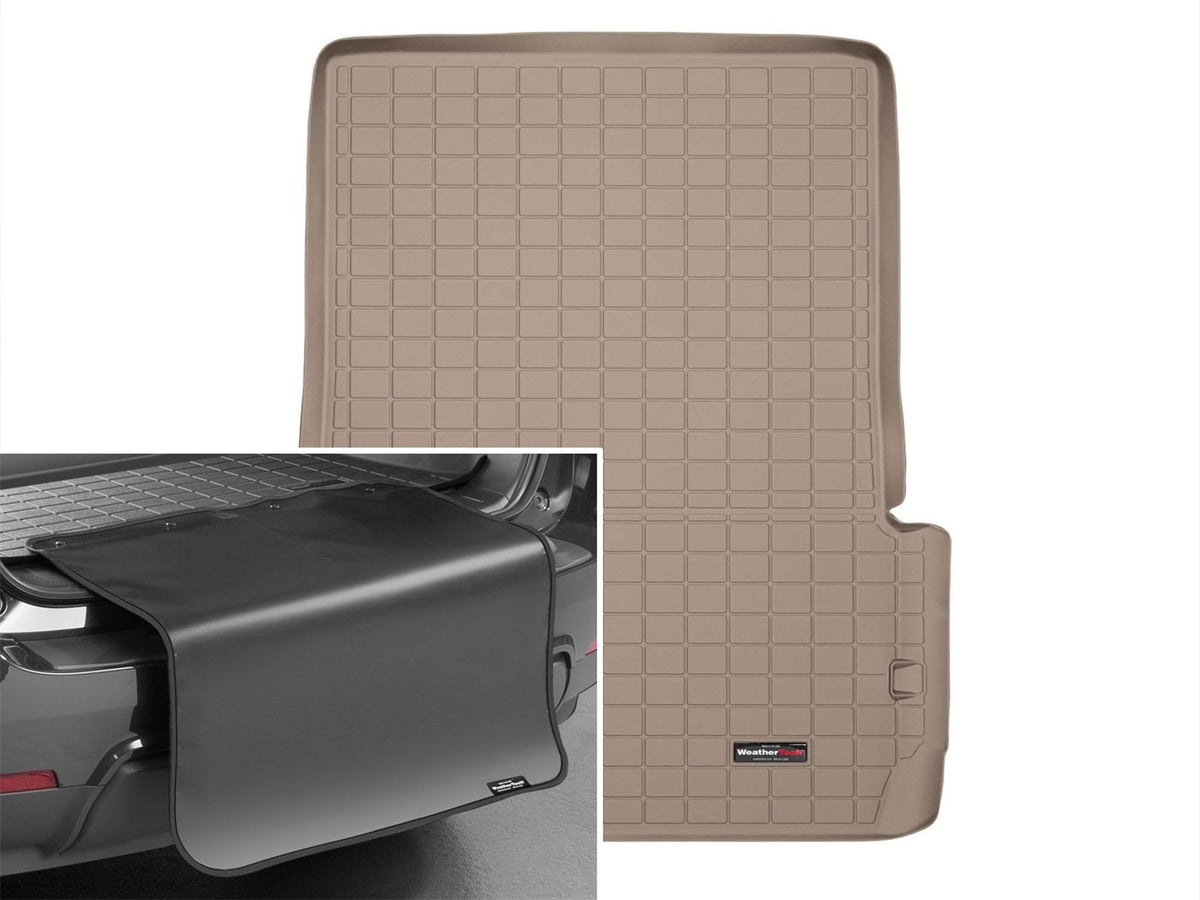 Weathertech - Cargo Liner w/Bumper Protector - Tan Behind 2nd Row Seating 11-26 Durango - 41493SK