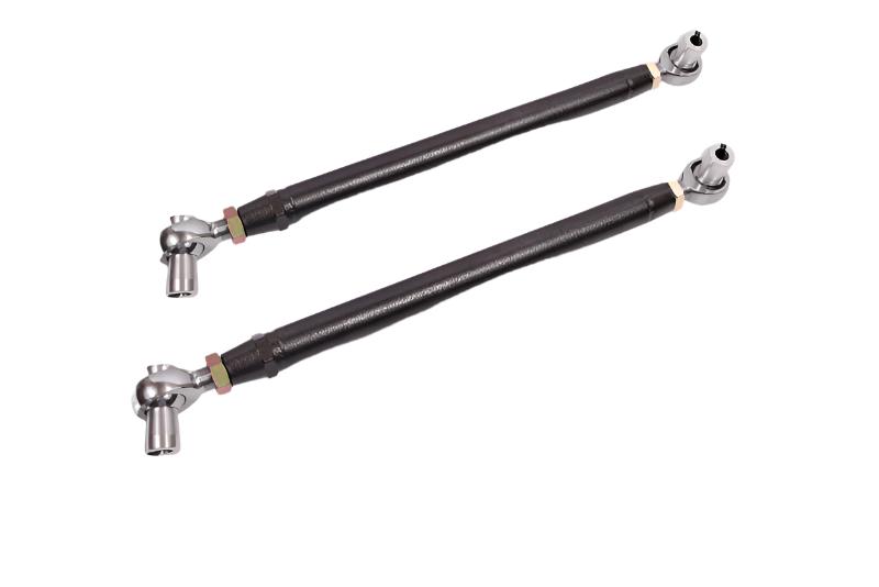 BMR 82-02 3rd/4th Gen F-Body Camaro Double Adj. DOM Lower Control Arms Rod Ends - Black Hammertone - LCA344H