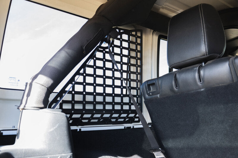 DV8 Offroad 07-18 Jeep Wrangler JK 4-Door Pocketed Rear Window Molle Panels - MPJK-02