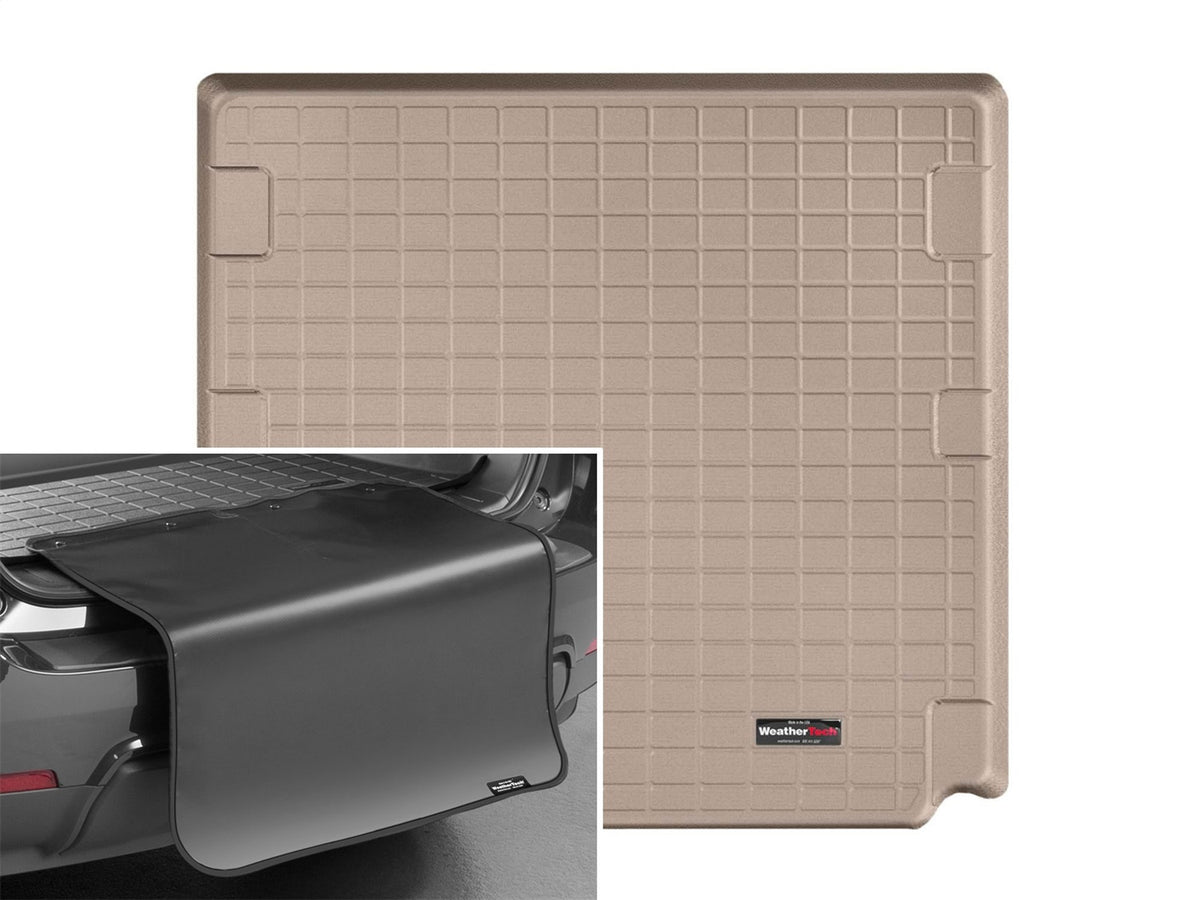Weathertech - Cargo Liner w/Bumper Protector - Tan Behind 2nd Row Seating 07-18 X5 - 41688SK