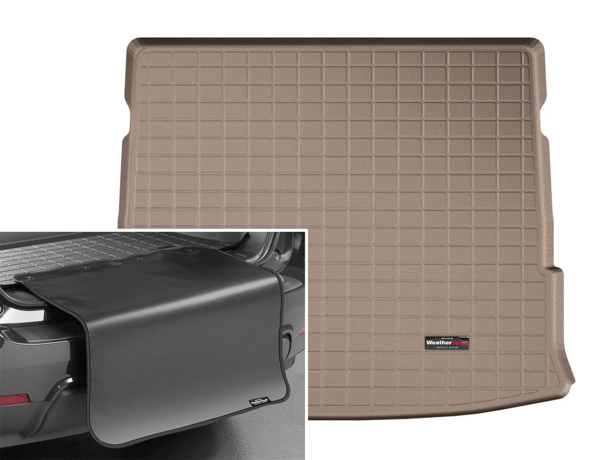 Weathertech - Cargo Liner w/Bumper Protector - Tan Behind 2nd Row Seating 14-19 Highlander - 41692SK