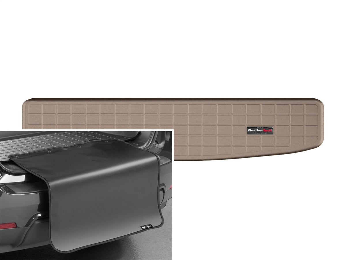 Weathertech - Cargo Liner w/Bumper Protector - Tan Behind 3rd Row Seating 08-13 Highlander - 41697SK