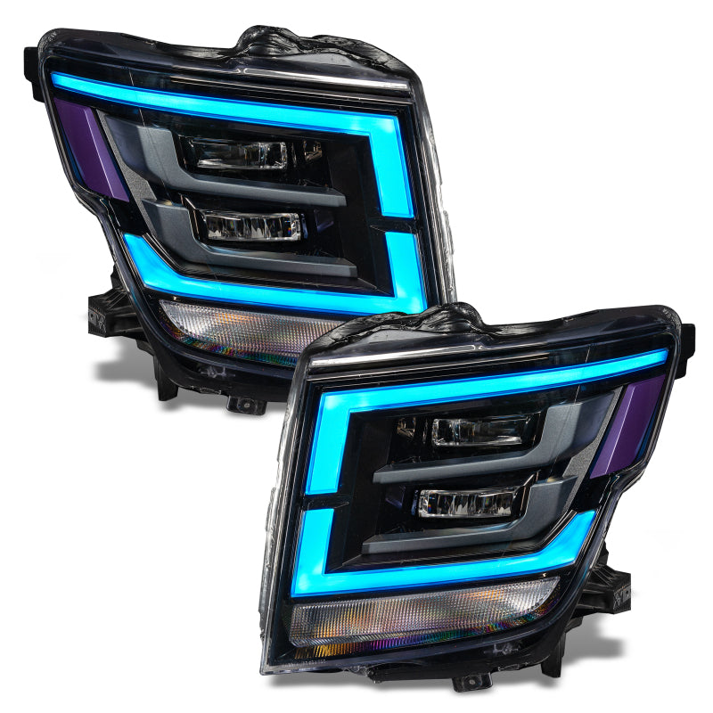 Oracle 21-22 Nissan Titan RGB+W Headlight DRL Upgrade - ColorSHIFT w/ Simple Controller SEE WARRANTY - 1463-504