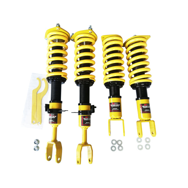 BLOX Racing 03-08 Nissan G35/350Z - Non-Adjustable Damping Street Series II Coilovers - BXSS-02705 - front view