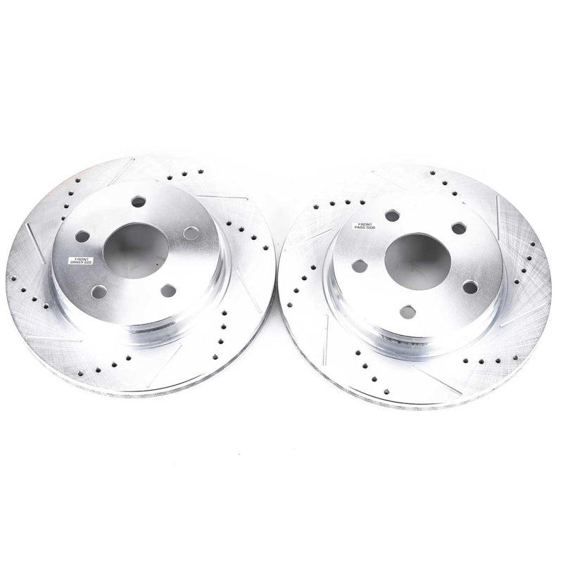 Power Stop 07-09 Chrysler Aspen Front Evolution Drilled & Slotted Rotors - Pair - AR8750XPR