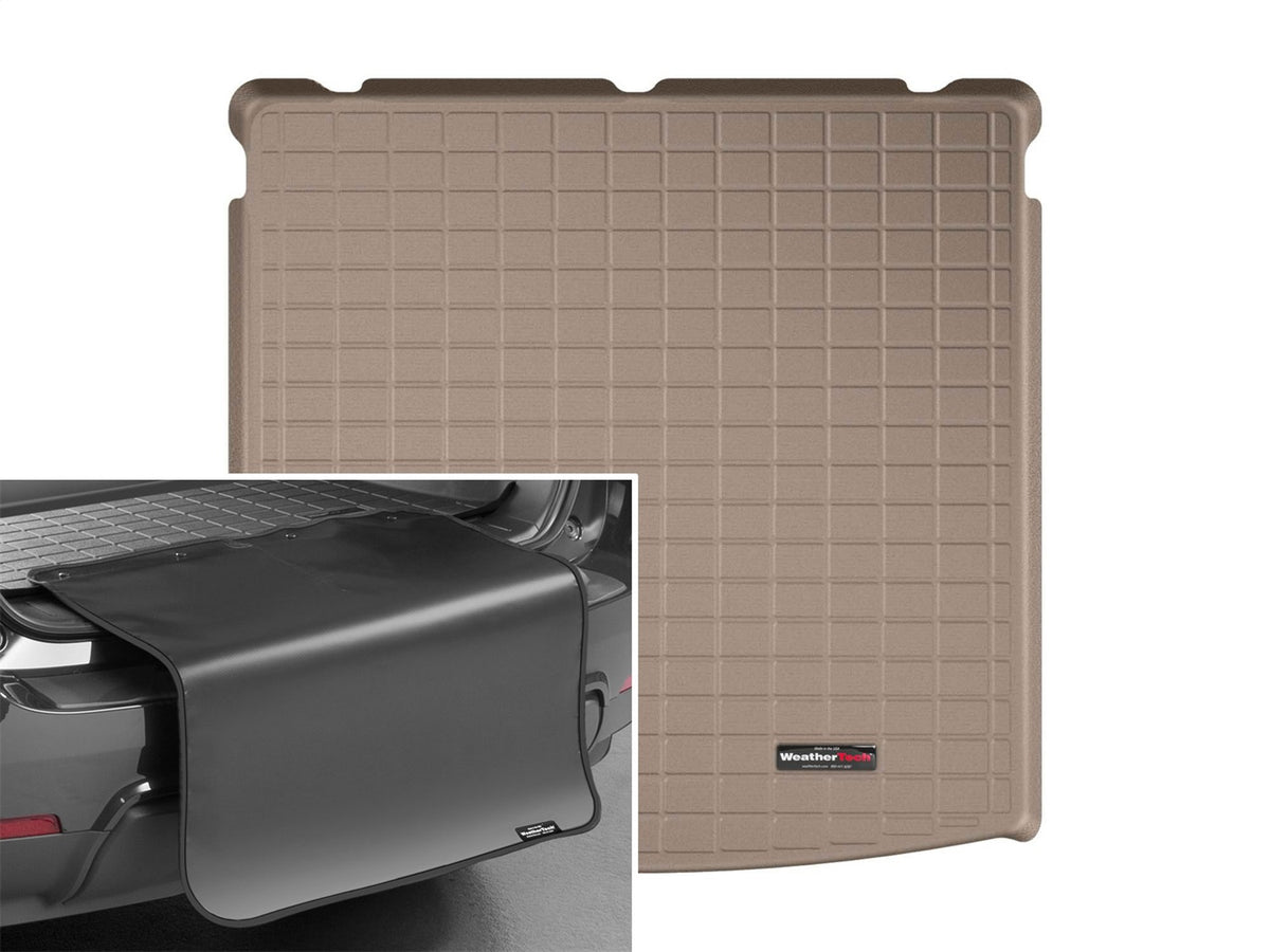 Weathertech - Cargo Liner w/Bumper Protector - Tan Behind 2nd Row Seating 18-24 Tiguan - 41975SK