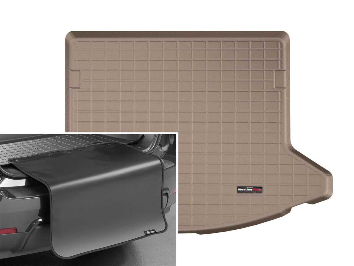 Weathertech - Cargo Liner w/Bumper Protector - Tan Behind 2nd Row Seating 17-21 CX 5 - 41991SK