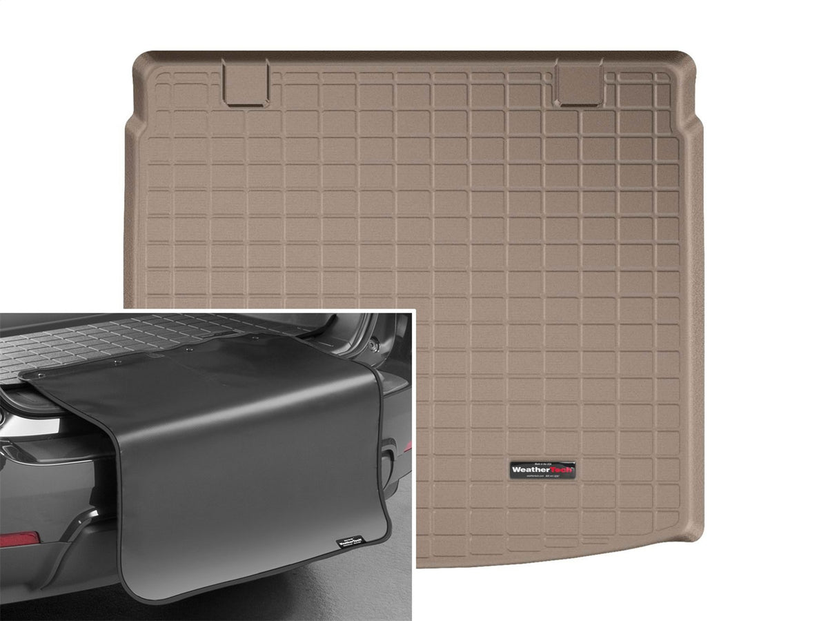 Weathertech - Cargo Liner w/Bumper Protector - Tan Cargo Tray In Highest Position 17-22 CR V - 41997SK