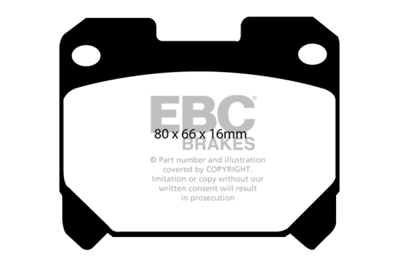 EBC 93-98 Toyota Supra 3.0 Twin Turbo Yellowstuff Rear Brake Pads - DP41005R