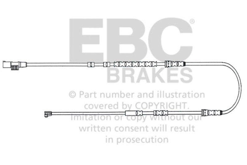 EBC 2010-2016 BMW Z4 3.0L (E89) Front Wear Leads - EFA144