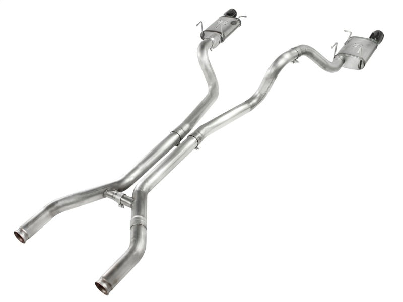 aFe MACHForce XP Cat-Back Exhaust 3in SS w/ Black Tips 11-14 Ford Mustang GT V8 5.0L - 49-43049-B