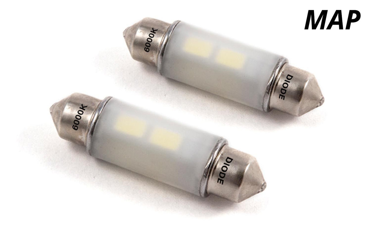 Diode Dynamics 41mm HP6 LED Bulb Warm - White (Pair) - DD0354P