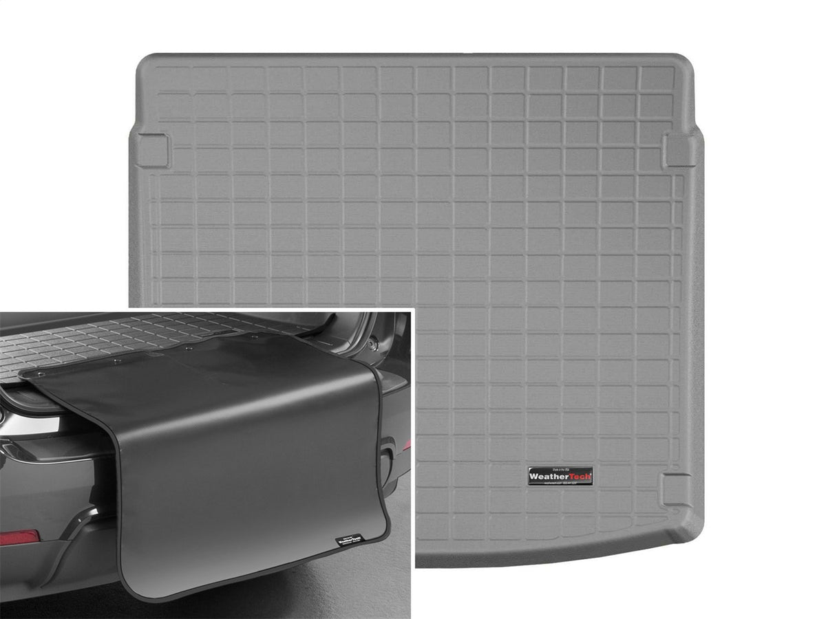 Weathertech - Cargo Liner w/Bumper Protector - Gray Behind 2nd Row Seating 18-25 Q5 / 18-25 SQ5 - 421073SK